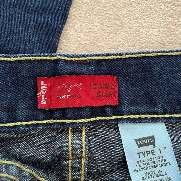 Levi’s iconic slim type1 jean size 29M /L31 - Picture 9 of 13